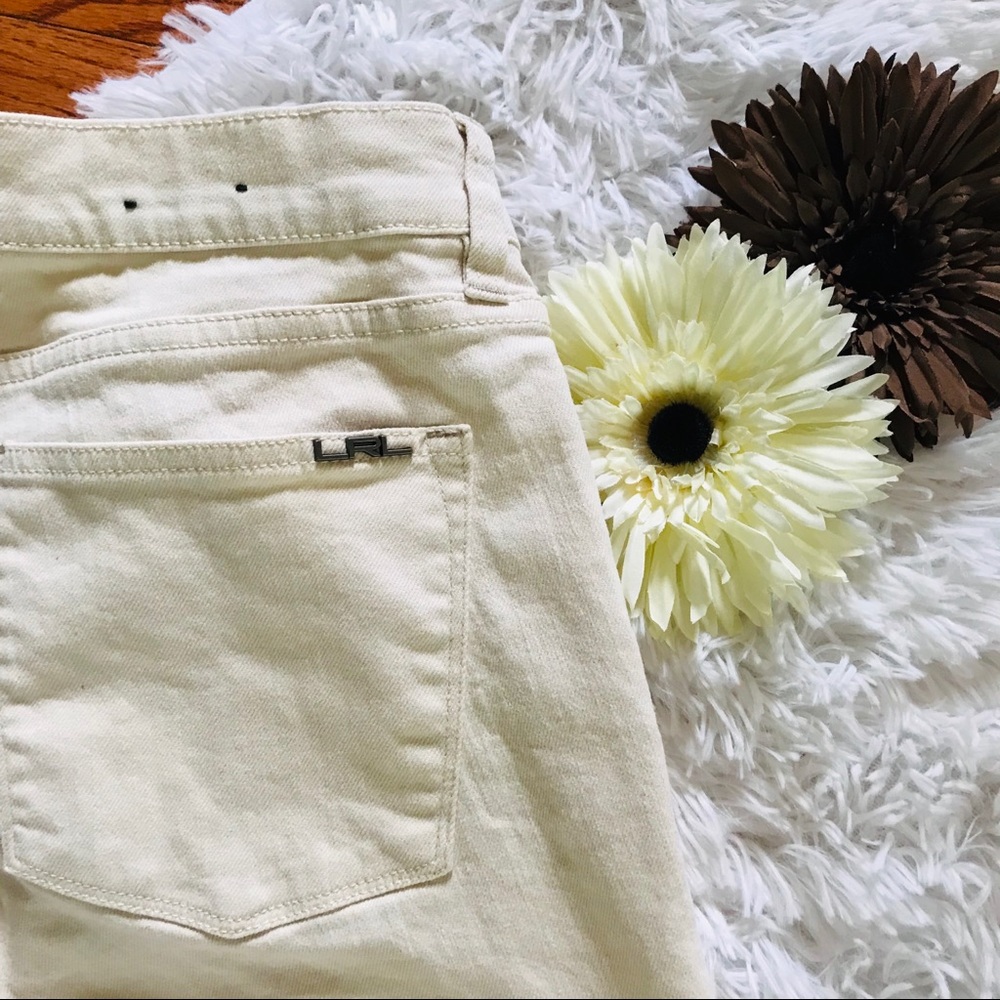 LRL LAUREN JEANS CO. RALPH LAUREN CREAM SIZE 6 - Picture 2 of 8